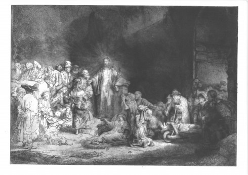 Christ Preaching (The Hundred Guilder Print), ca. 1652